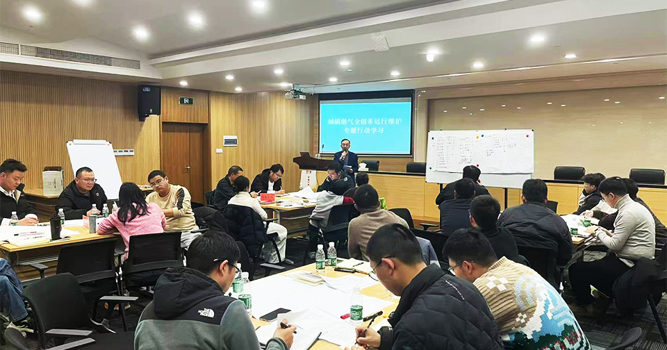 公司组织开展城镇燃气运行管理专题行动学习
