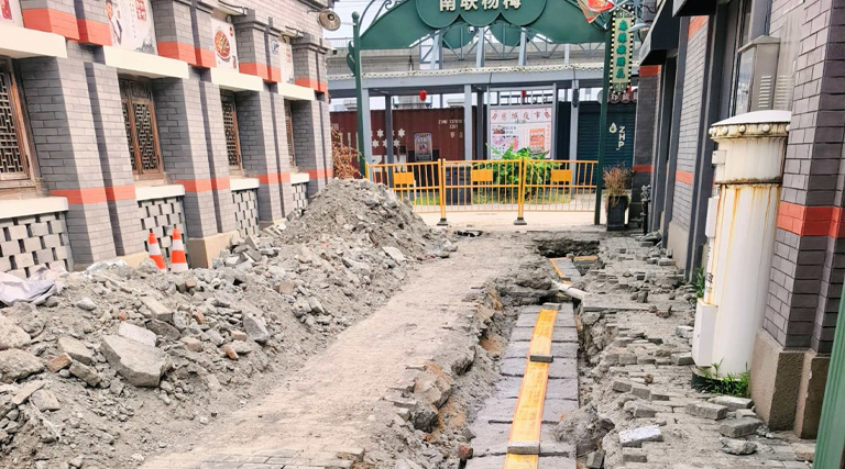 慈城城南旧事街区“瓶改管”项目顺利完工